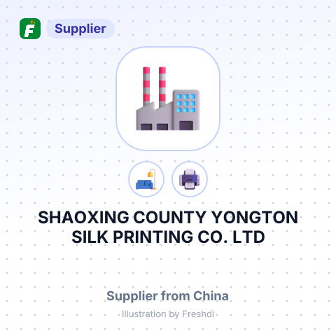SHAOXING COUNTY YONGTON SILK PRINTING CO.,LTD, – summary card, no photo uploaded yet