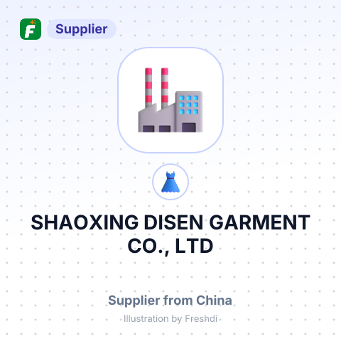 SHAOXING DISEN GARMENT CO., LTD – summary card, no photo uploaded yet