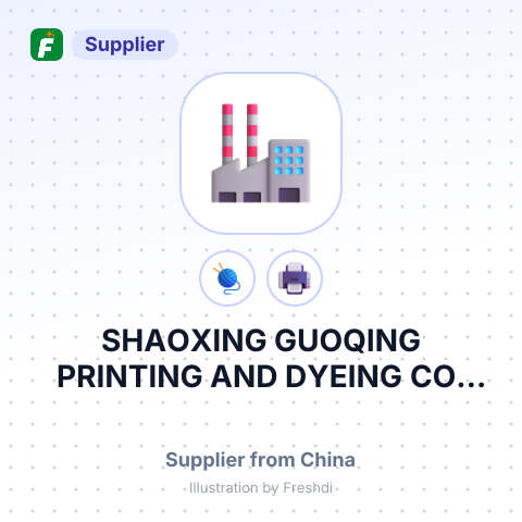 SHAOXING GUOQING PRINTING AND DYEING CO.,LTD – summary card, no photo uploaded yet