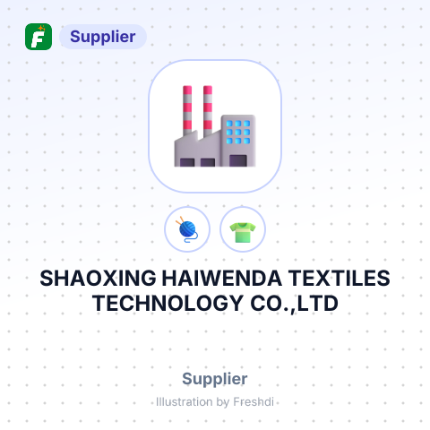 SHAOXING HAIWENDA TEXTILES TECHNOLOGY CO.,LTD – summary card, no photo uploaded yet
