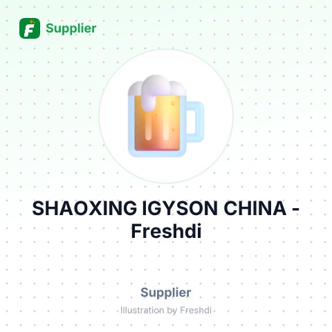 SHAOXING IGYSON CHINA – summary card, no photo uploaded yet