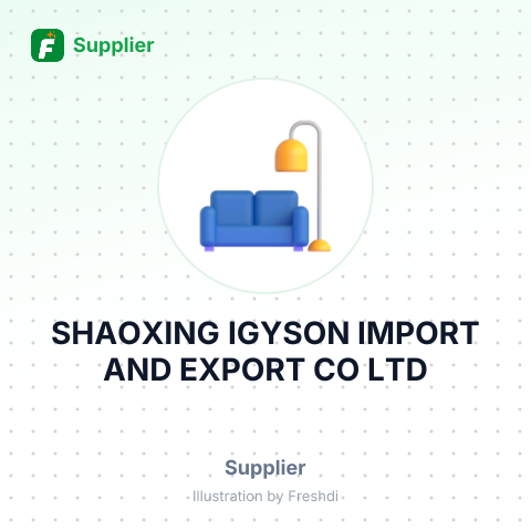 SHAOXING IGYSON IMPORT AND EXPORT CO LTD – summary card, no photo uploaded yet