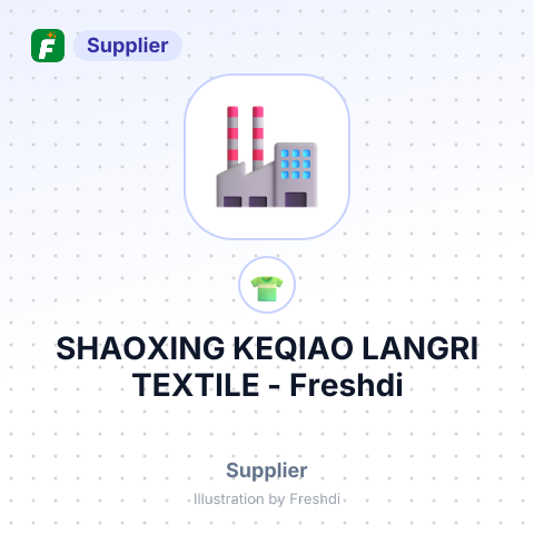 SHAOXING KEQIAO LANGRI TEXTILE – summary card, no photo uploaded yet