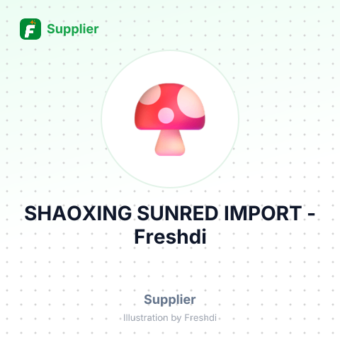 SHAOXING SUNRED IMPORT – summary card, no photo uploaded yet