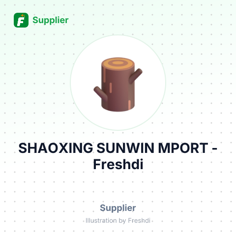 SHAOXING SUNWIN MPORT – summary card, no photo uploaded yet