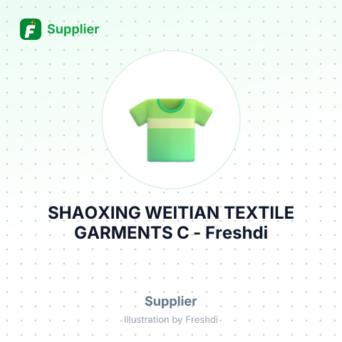 SHAOXING WEITIAN TEXTILE GARMENTS C – summary card, no photo uploaded yet