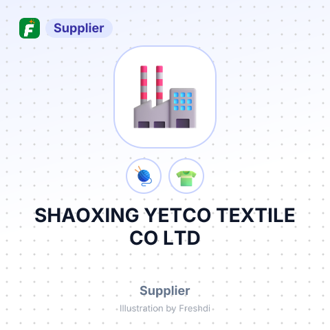 SHAOXING YETCO TEXTILE CO LTD – summary card, no photo uploaded yet