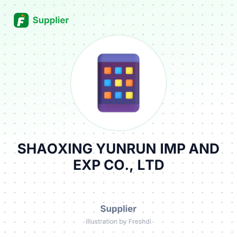 SHAOXING YUNRUN IMP AND EXP CO., LTD – summary card, no photo uploaded yet