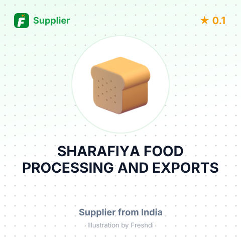 SHARAFIYA FOOD PROCESSING AND EXPORTS – summary card, no photo uploaded yet