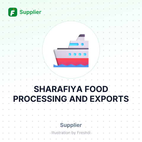 SHARAFIYA FOOD PROCESSING AND EXPORTS – summary card, no photo uploaded yet