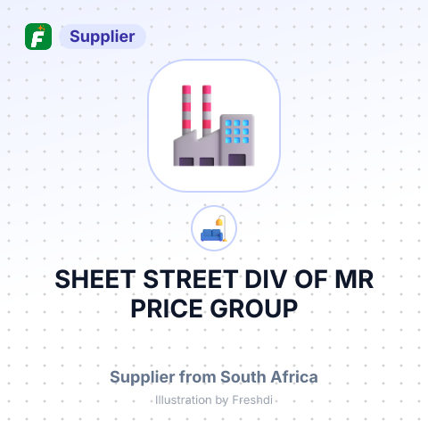 SHEET STREET DIV OF MR PRICE GROUP | – summary card, no photo uploaded yet