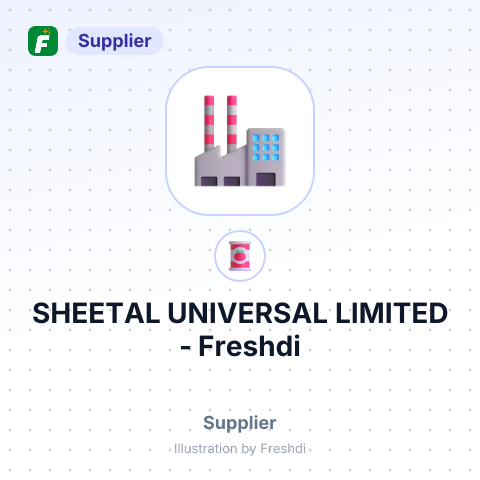 SHEETAL UNIVERSAL LIMITED – summary card, no photo uploaded yet