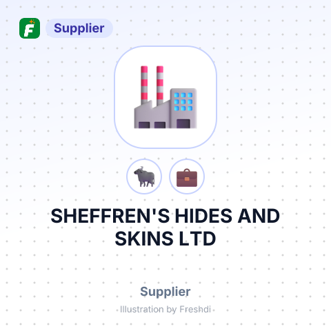 SHEFFREN'S HIDES AND SKINS LTD – summary card, no photo uploaded yet