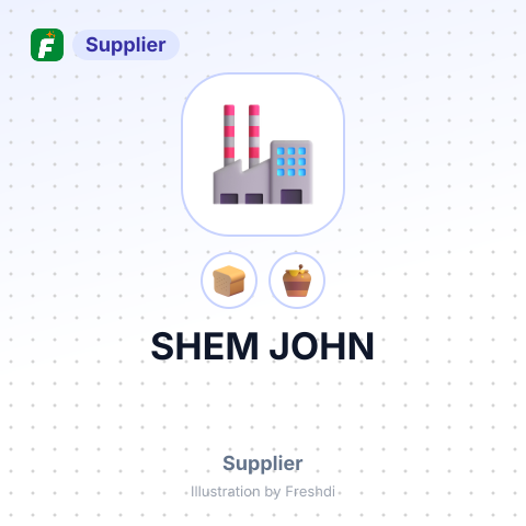 SHEM JOHN – summary card, no photo uploaded yet