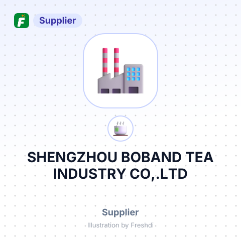 SHENGZHOU BOBAND TEA INDUSTRY CO,.LTD – summary card, no photo uploaded yet
