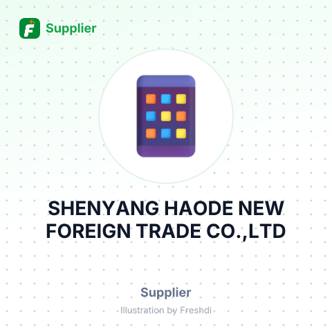 SHENYANG HAODE NEW FOREIGN TRADE CO.,LTD – summary card, no photo uploaded yet