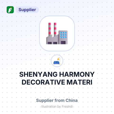 SHENYANG HARMONY DECORATIVE MATERI – summary card, no photo uploaded yet