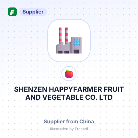 SHENZEN HAPPYFARMER FRUIT AND VEGETABLE CO.,LTD – summary card, no photo uploaded yet