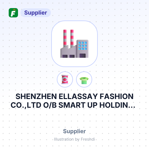 SHENZHEN ELLASSAY FASHION CO.,LTD O/B SMART UP HOLDINGS HONG KONG LIMITED – summary card, no photo uploaded yet