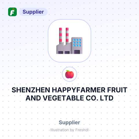 SHENZHEN HAPPYFARMER FRUIT AND VEGETABLE CO.,LTD – summary card, no photo uploaded yet