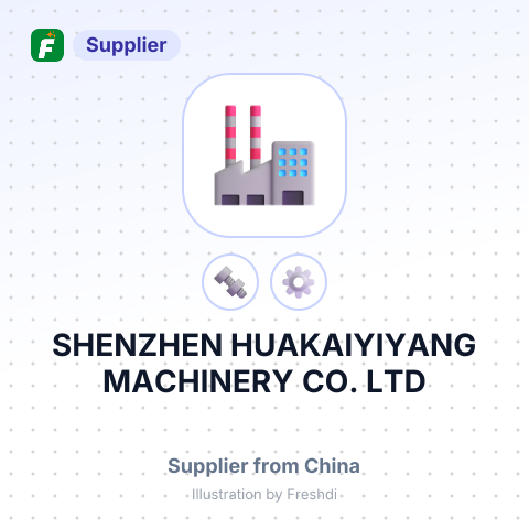 SHENZHEN HUAKAIYIYANG MACHINERY CO., LTD – summary card, no photo uploaded yet