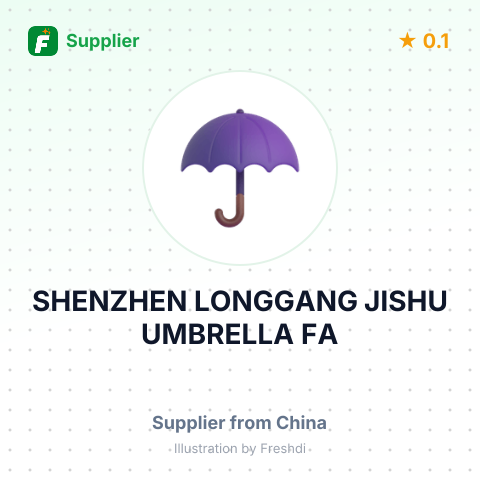 SHENZHEN LONGGANG JISHU UMBRELLA FA – summary card, no photo uploaded yet
