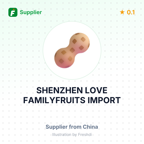 SHENZHEN LOVE FAMILYFRUITS IMPORT – summary card, no photo uploaded yet