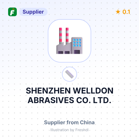 SHENZHEN WELLDON ABRASIVES CO., LTD. – summary card, no photo uploaded yet