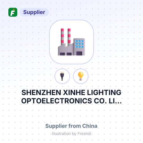 SHENZHEN XINHE LIGHTING OPTOELECTRONICS CO., LI... – summary card, no photo uploaded yet