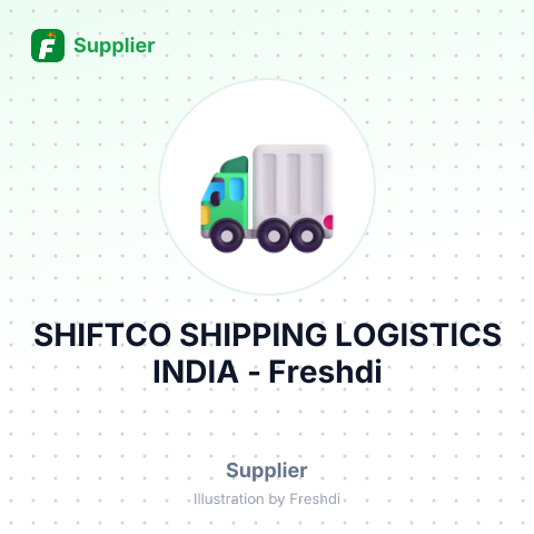 SHIFTCO SHIPPING LOGISTICS INDIA – summary card, no photo uploaded yet