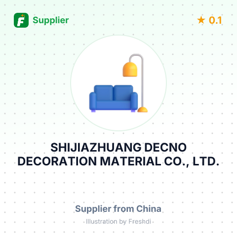 SHIJIAZHUANG DECNO DECORATION MATERIAL CO., LTD. – summary card, no photo uploaded yet