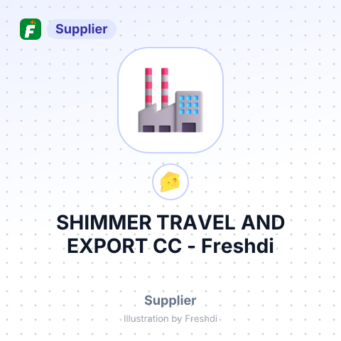 SHIMMER TRAVEL AND EXPORT CC – summary card, no photo uploaded yet