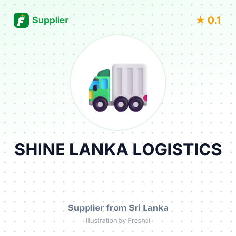 SHINE LANKA LOGISTICS – summary card, no photo uploaded yet