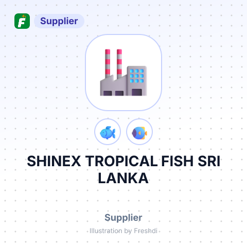 SHINEX TROPICAL FISH SRI LANKA – summary card, no photo uploaded yet