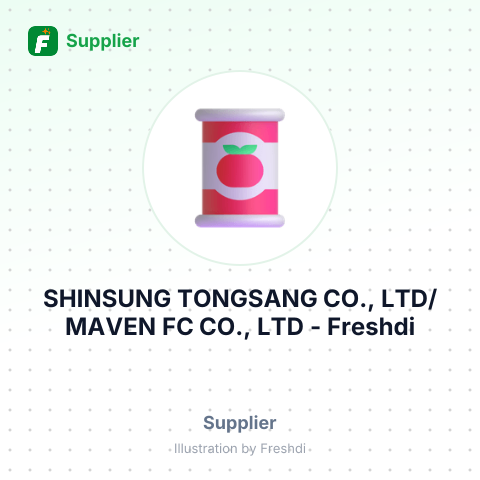SHINSUNG TONGSANG CO., LTD/MAVEN FC CO., LTD – summary card, no photo uploaded yet