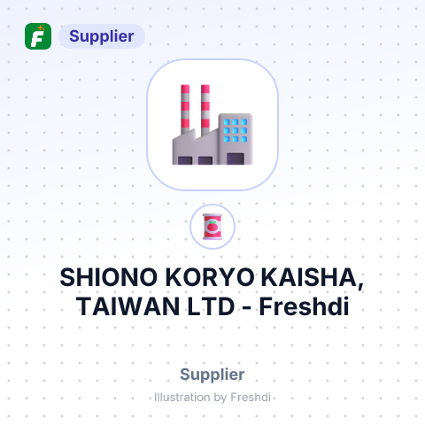 SHIONO KORYO KAISHA, TAIWAN LTD – summary card, no photo uploaded yet