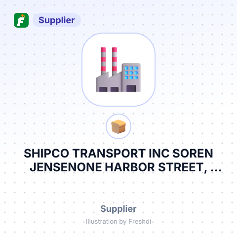 SHIPCO TRANSPORT INC SOREN JENSENONE HARBOR STREET, SUITE – summary card, no photo uploaded yet