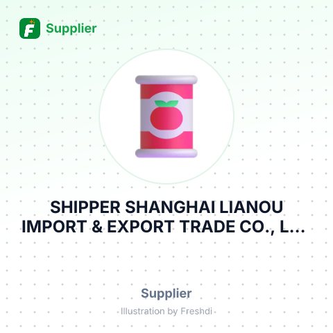 SHIPPER SHANGHAI LIANOU IMPORT & EXPORT TRADE CO., LTD – summary card, no photo uploaded yet
