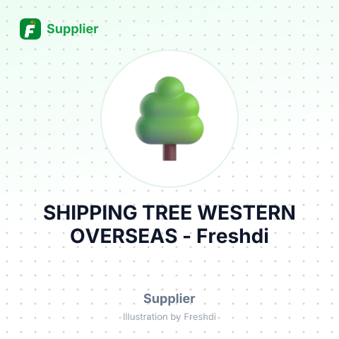 SHIPPING TREE WESTERN OVERSEAS – summary card, no photo uploaded yet
