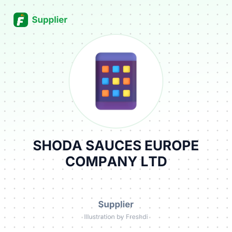 SHODA SAUCES EUROPE COMPANY LTD – summary card, no photo uploaded yet