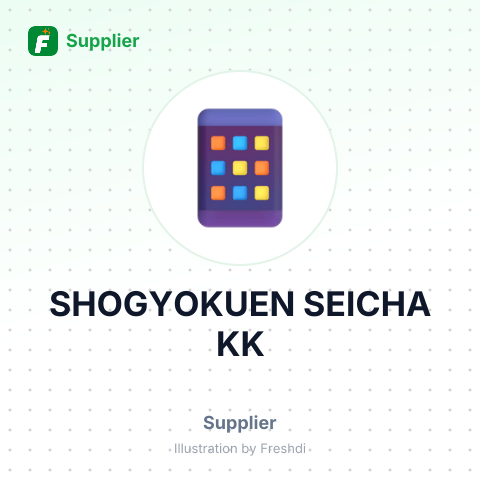 SHOGYOKUEN SEICHA KK – summary card, no photo uploaded yet