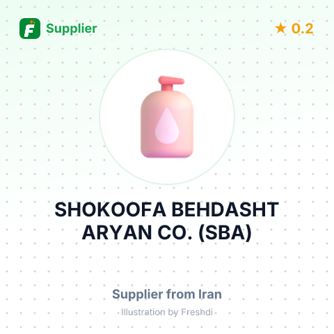 SHOKOOFA BEHDASHT ARYAN CO. (SBA) – summary card, no photo uploaded yet