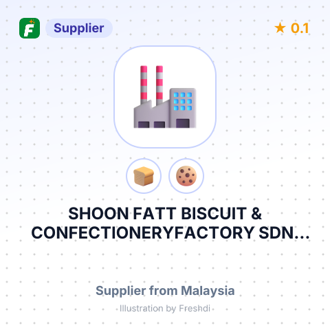 SHOON FATT BISCUIT & CONFECTIONERYFACTORY SDN. BH – summary card, no photo uploaded yet