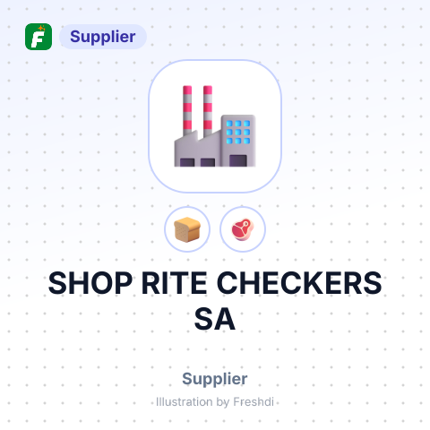 SHOP RITE CHECKERS SA – summary card, no photo uploaded yet