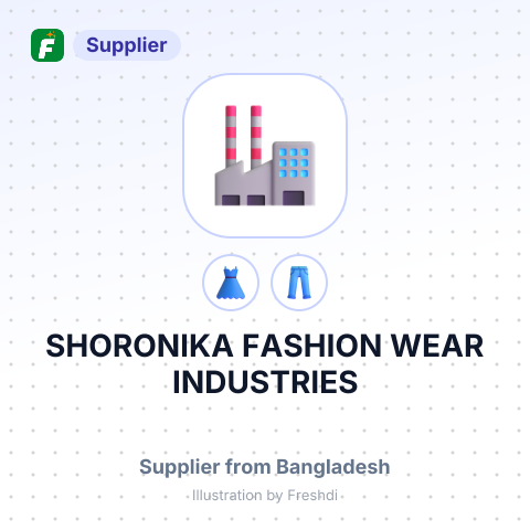 SHORONIKA FASHION WEAR INDUSTRIES – summary card, no photo uploaded yet