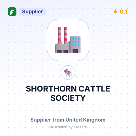 SHORTHORN CATTLE SOCIETY – summary card, no photo uploaded yet