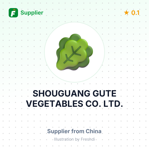 SHOUGUANG GUTE VEGETABLES CO., LTD. – summary card, no photo uploaded yet
