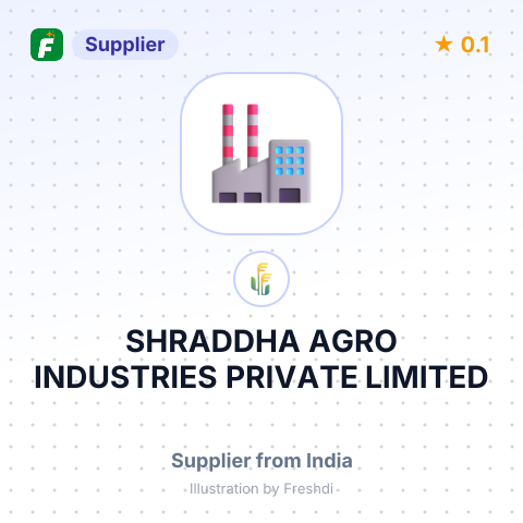 SHRADDHA AGRO INDUSTRIES PRIVATE LIMITED – summary card, no photo uploaded yet