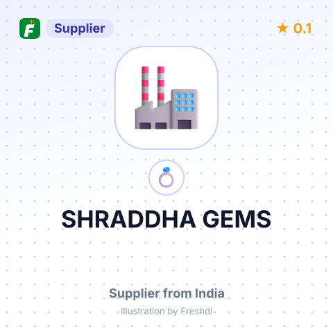 SHRADDHA GEMS – summary card, no photo uploaded yet