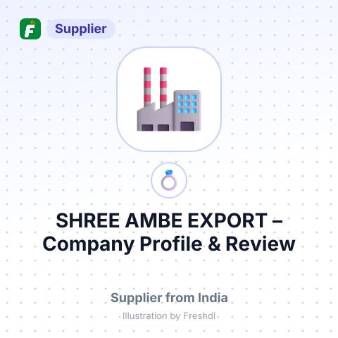 SHREE AMBE EXPORT – summary card, no photo uploaded yet